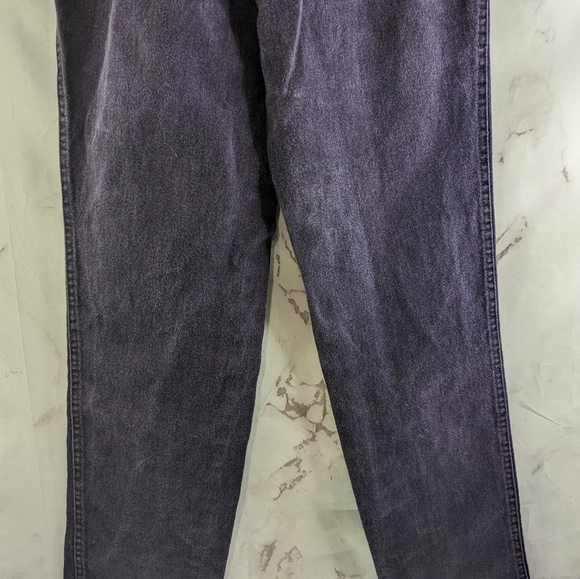 Vintage Western Jeans Womens 26 X 35 Purple High Rise Denim Roper Concho Tall - Picture 8 of 12